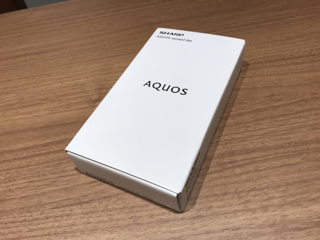 SIMロック解除(楽天モバイル)AQUOS sense4 lite ブラック 4GB 64GB SH-RM15