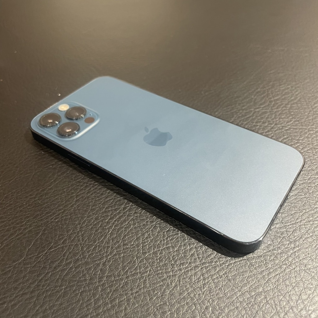 SIMロック解除(Softbank)iPhone12Pro 128GB パシフィックブルー MGM83J/A