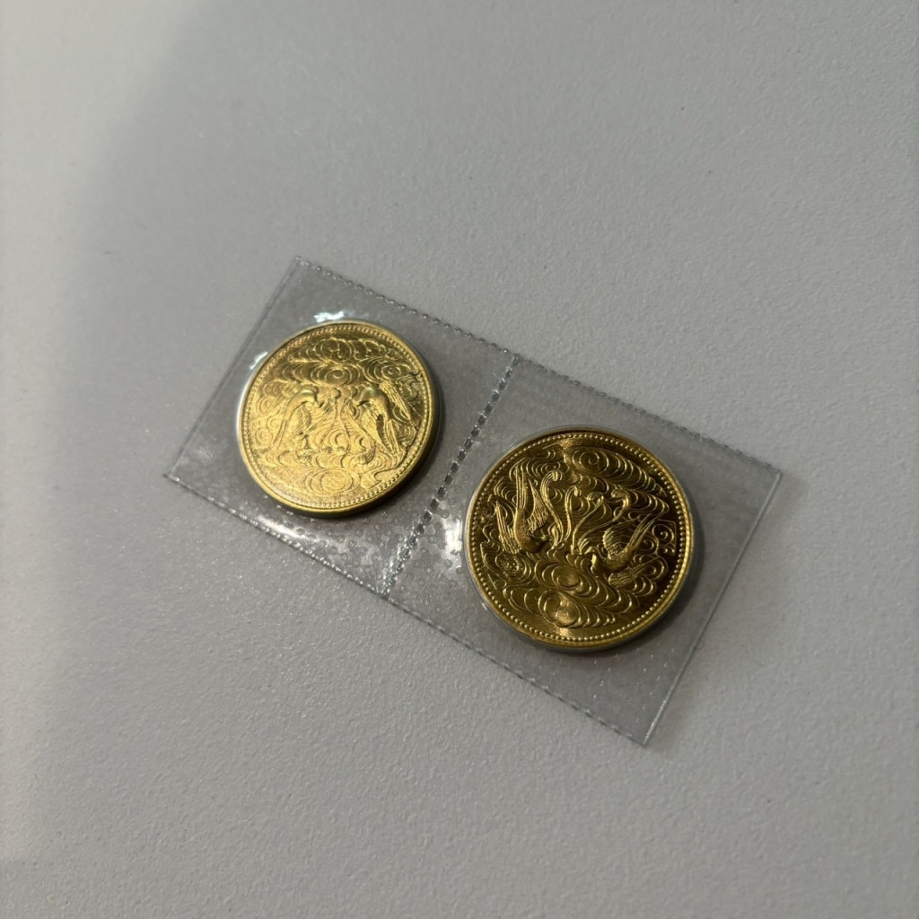 24金/K24 天皇陛下御在位60年記念 10万円金貨 20g