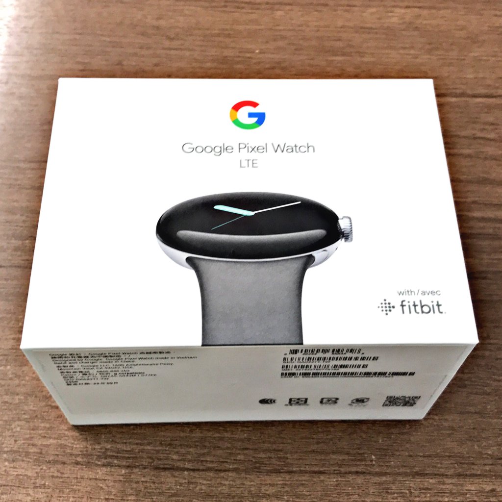 スマートウォッチ買取 | Google Pixel Watch LTE Polished Silver ステンレス ケース/Charcoal  アクティブ バンド GA04311-TW買取実績