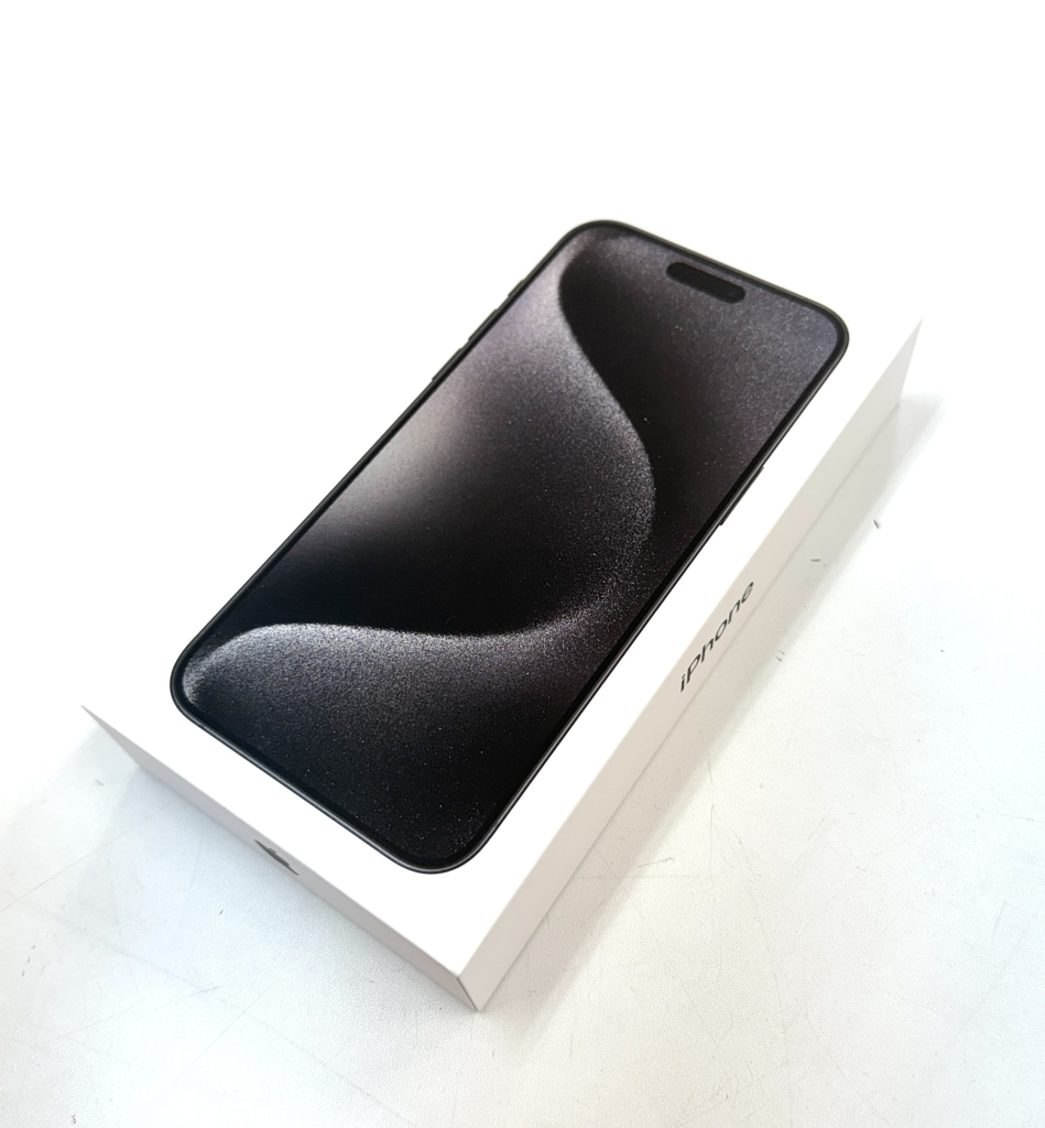 国内版SIMフリー iPhone15ProMax 512GB ブラックチタニウム MU6U3J/A