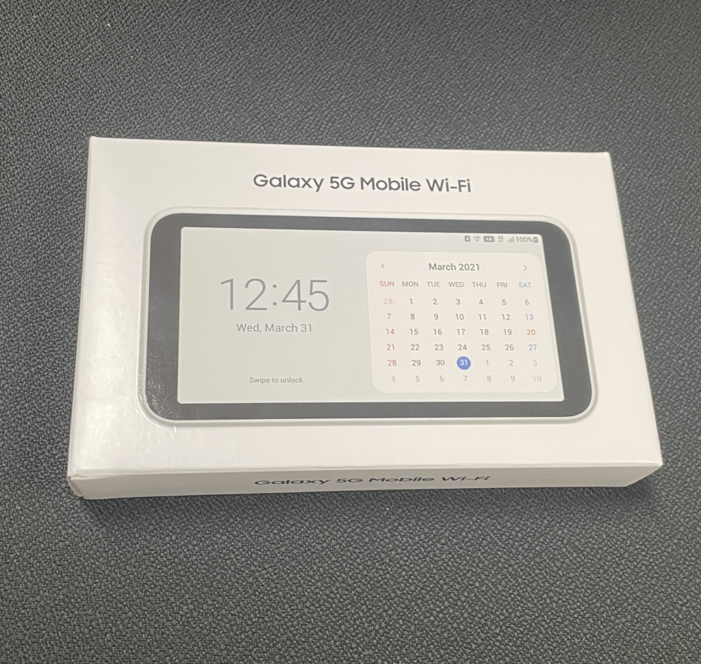 au Galaxy 5G Mobile Wi-Fi SCR01