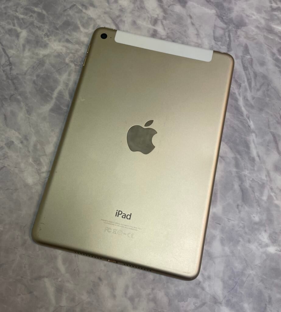 docomo SIMロック解除済み iPadmini4 16GB ゴールド MK712J/A