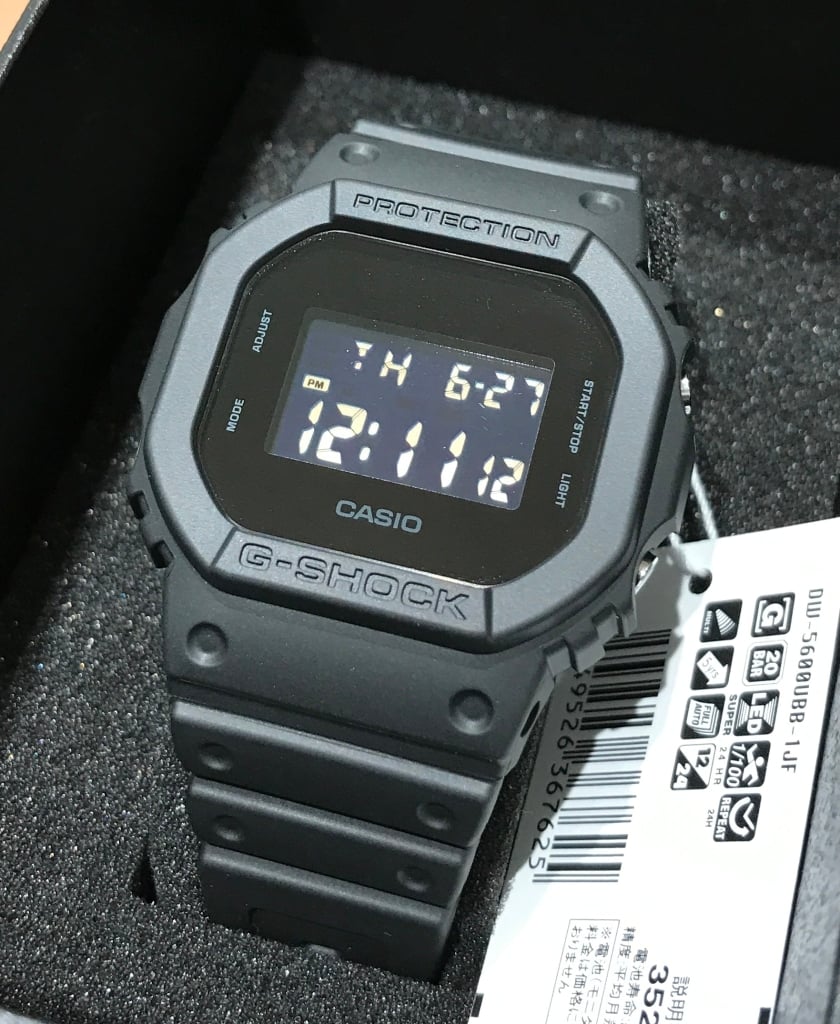 カシオ Gショック 5600 SERIES DW-5600UBB-1JF