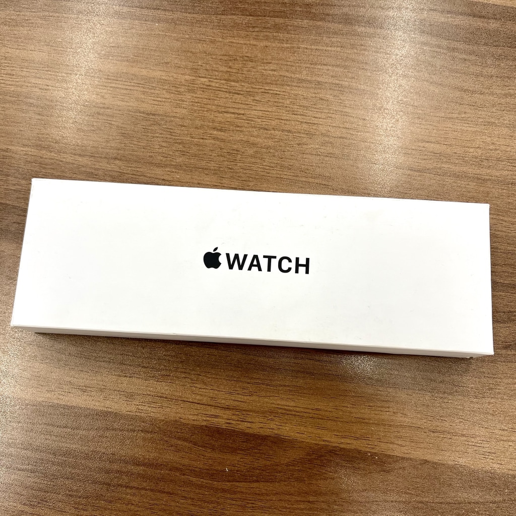 Apple Watch SE 第2世代 GPSモデル 44mm シルバー ストームブルースポーツバンド MREE3J/A