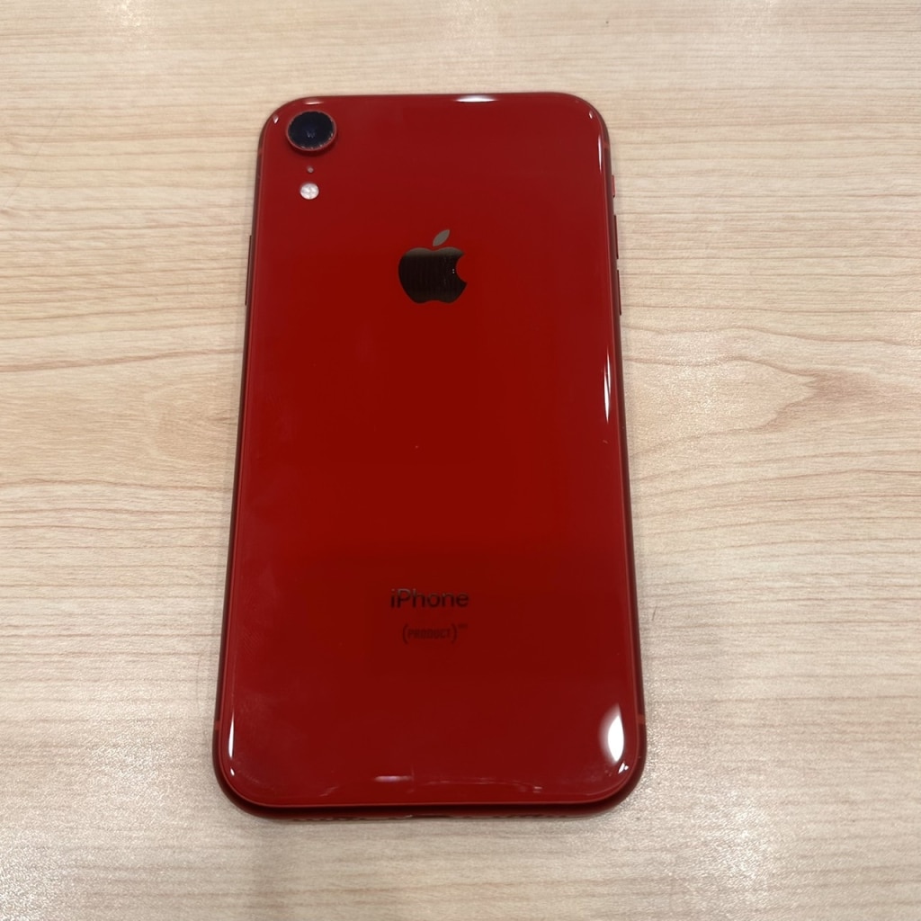 SIMロック解除済み au iPhoneXR 64GB レッド MT062J/A