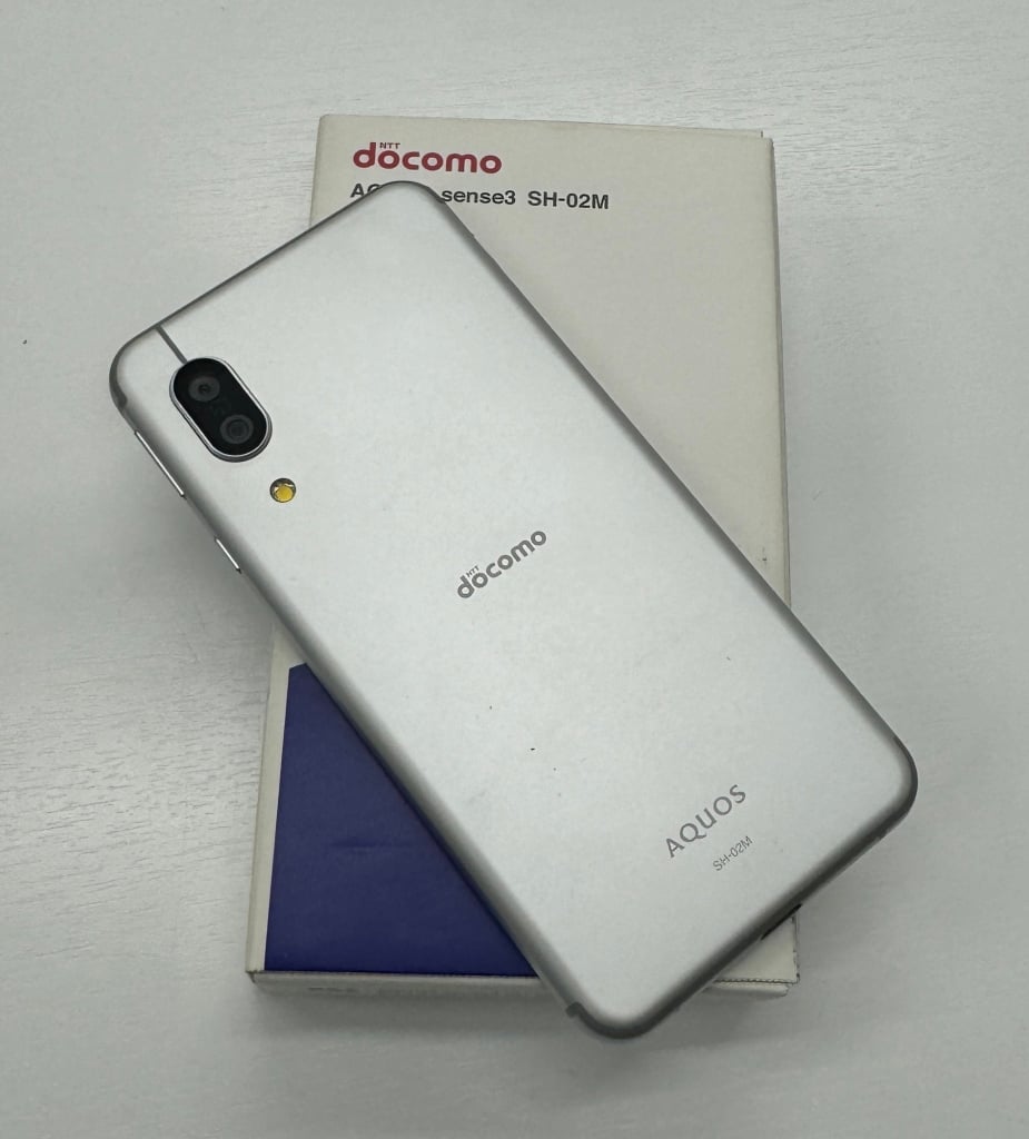 AQUOS sense3 シルバー 4GB 64GB SH-02M