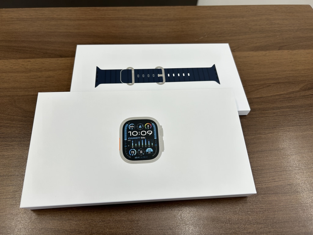 Apple Watch Ultra2 49mm Cellular ブルーオーシャンバンド MRET3J/A