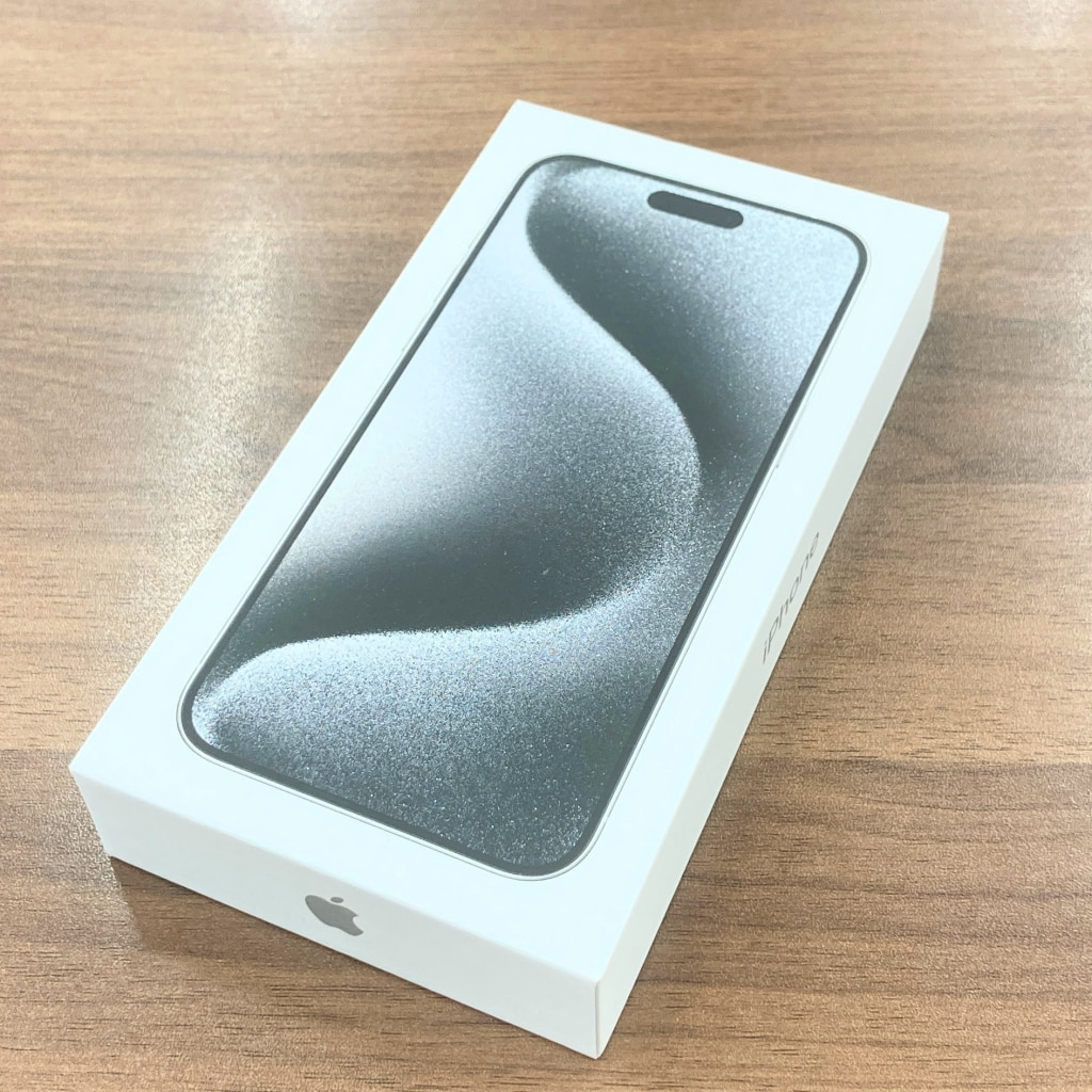 国内版SIMフリー iPhone15ProMax 1TB ホワイトチタニウム MU703J/A