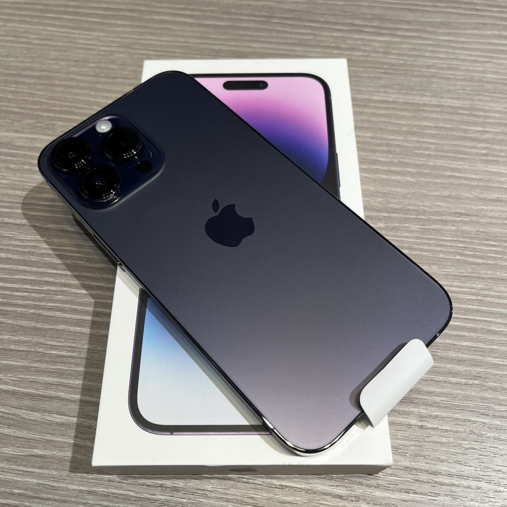 国内版SIMフリー iPhone14ProMAX 128GB ディープパープル MQ993J/A