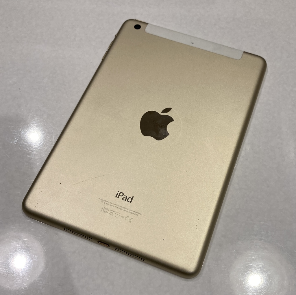 docomo iPad mini3 Cellular 64GB ゴールド MGYN2J/A