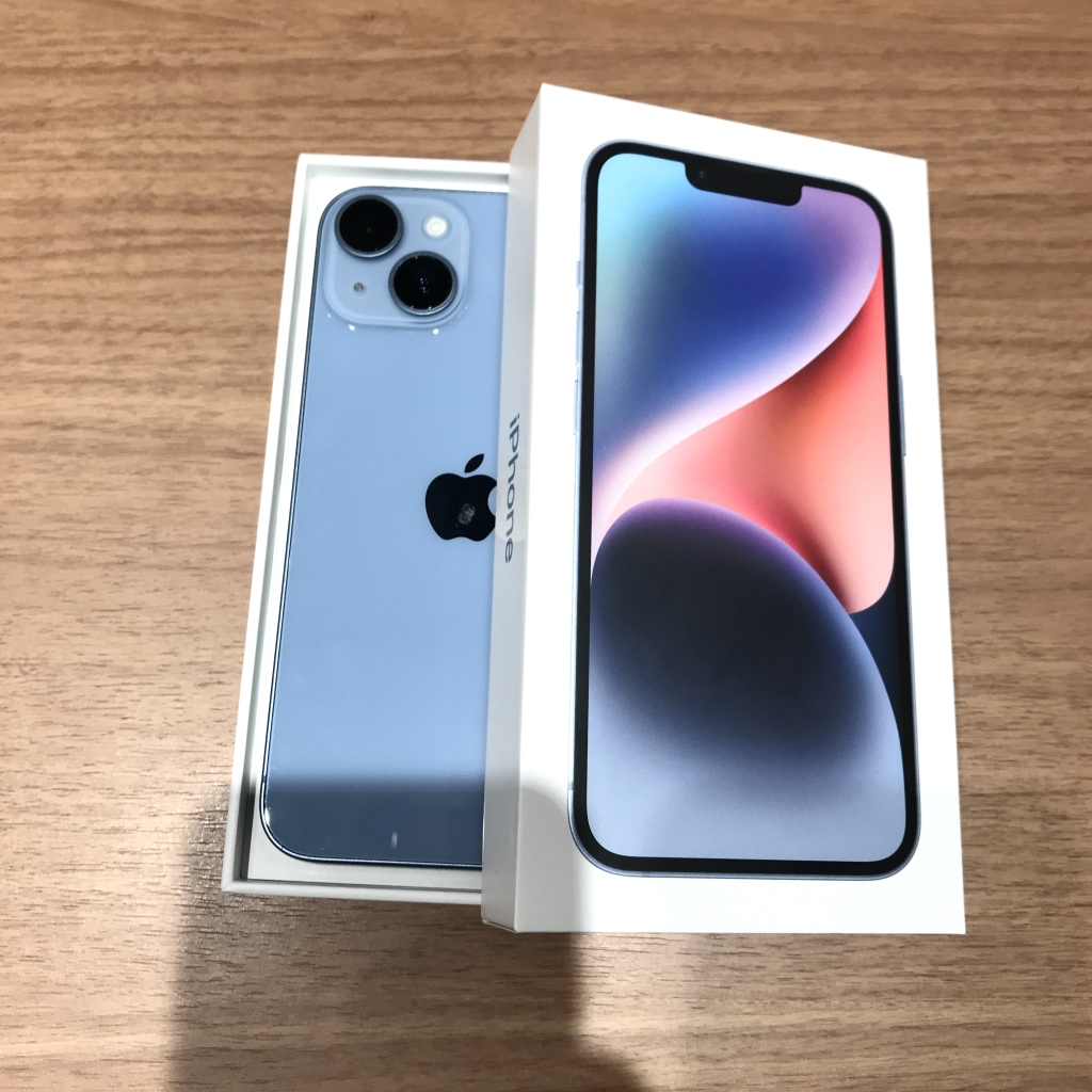 SIMロック解除(au) iPhone14 256GB MPWN3J/A ブルー