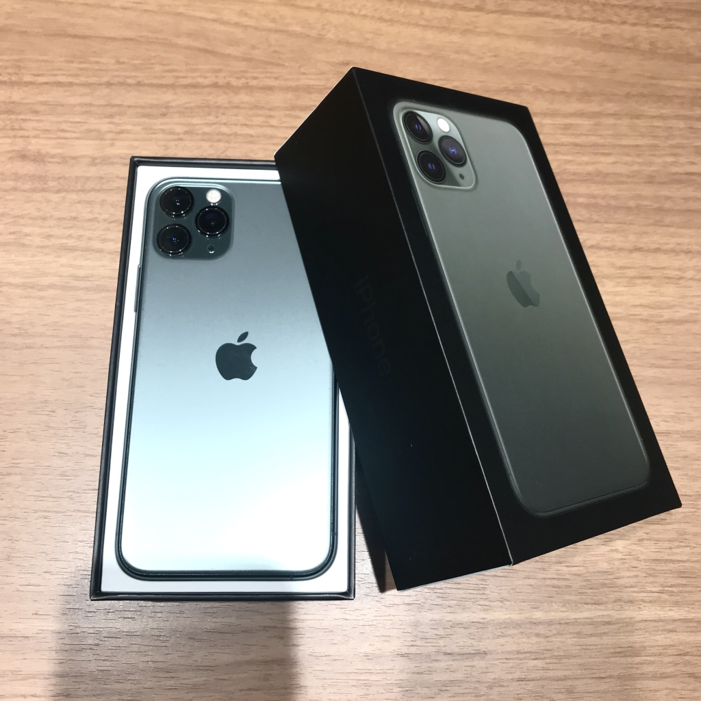 SIMロック解除(au) iPhone11 Pro 64GB ミッドナイトグリーン MWC62J/A