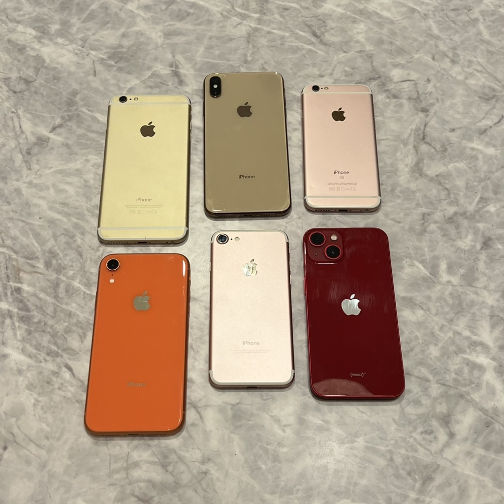 iPhone 6Plus/6s/7/XR/XS MAX/13まとめ