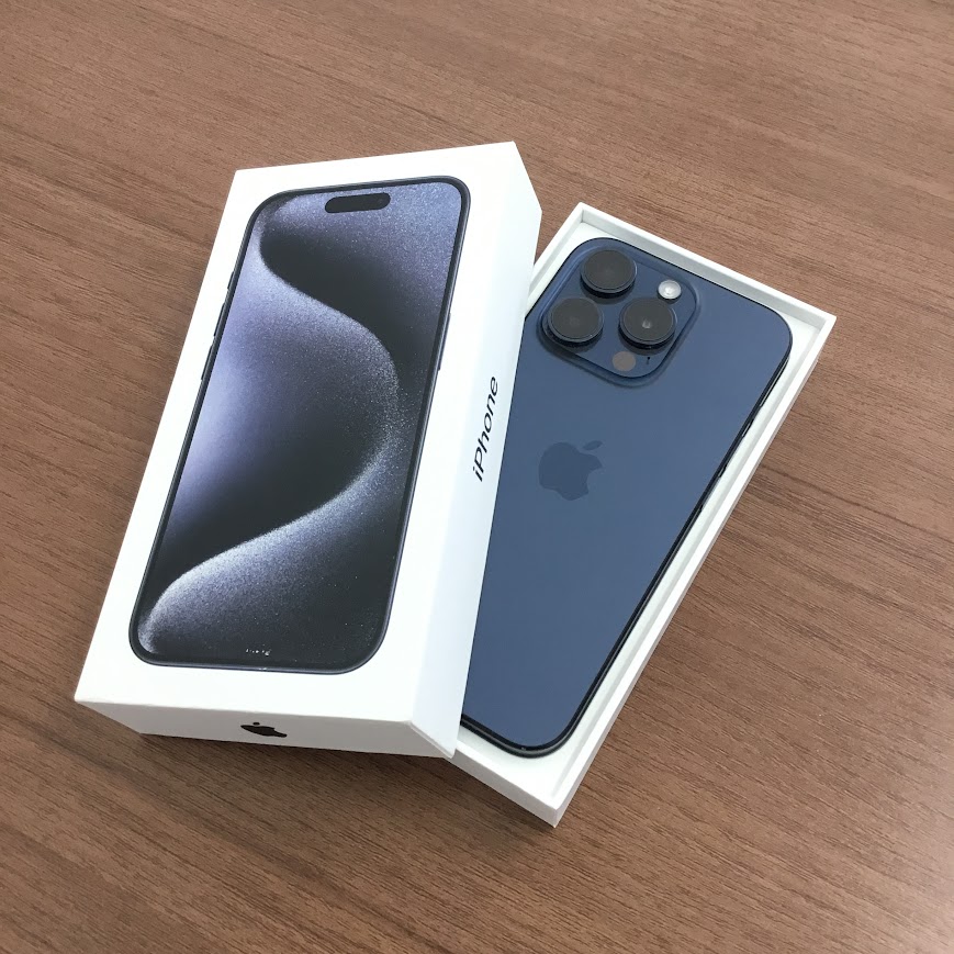 国内版SIMフリー iPhone15Pro 128GB ブルーチタニウム MTUA3J/A