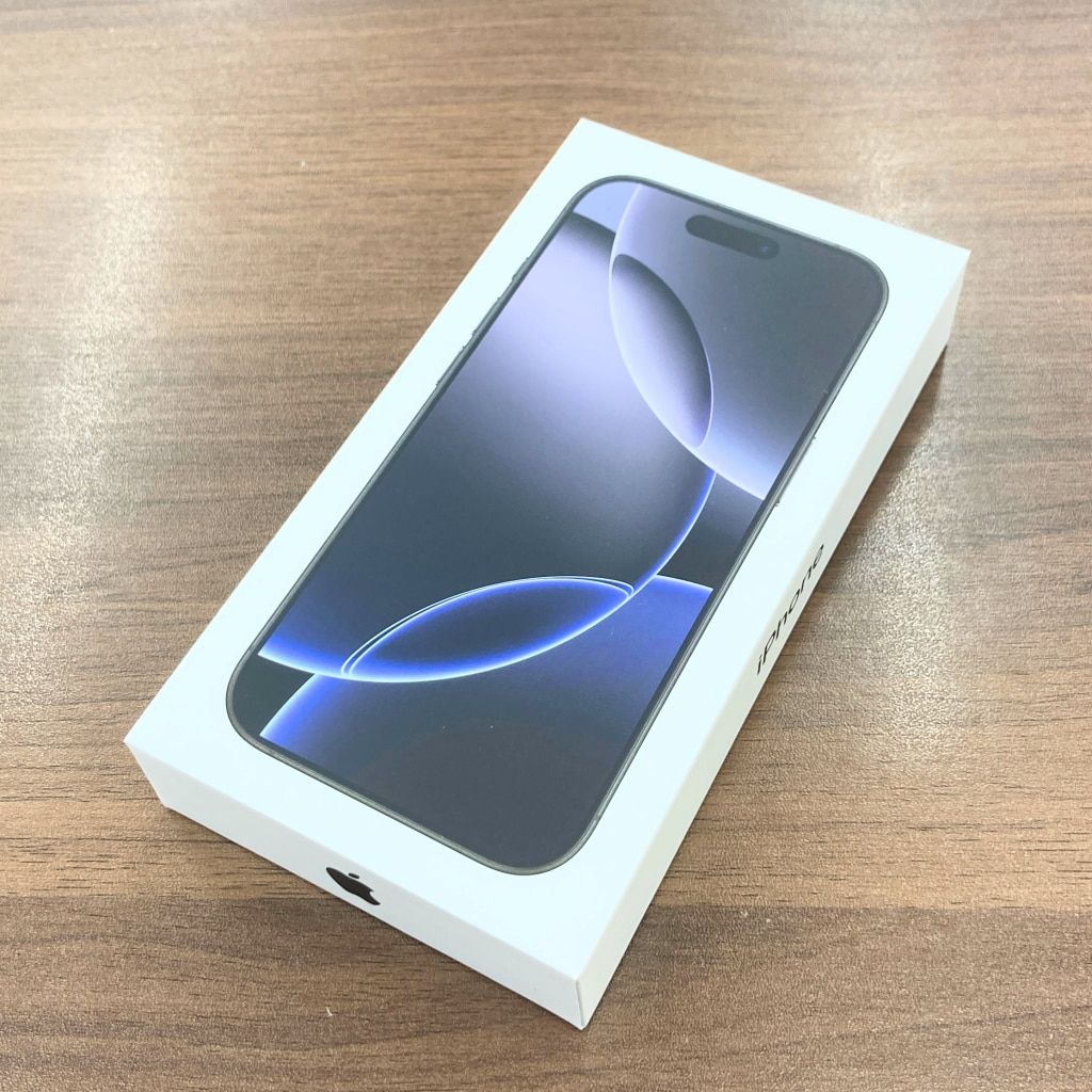 au/SIMロック解除 iPhone16Pro 256GB ブラックチタニウム MYN03J/A