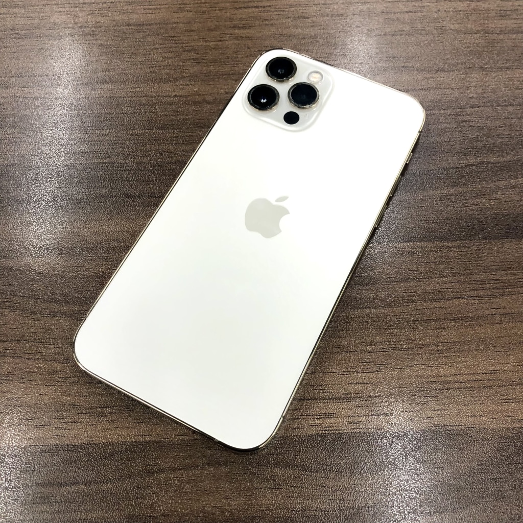 au/SIMロック解除 iPhone12Pro 128GB ゴールド MGM73J/A