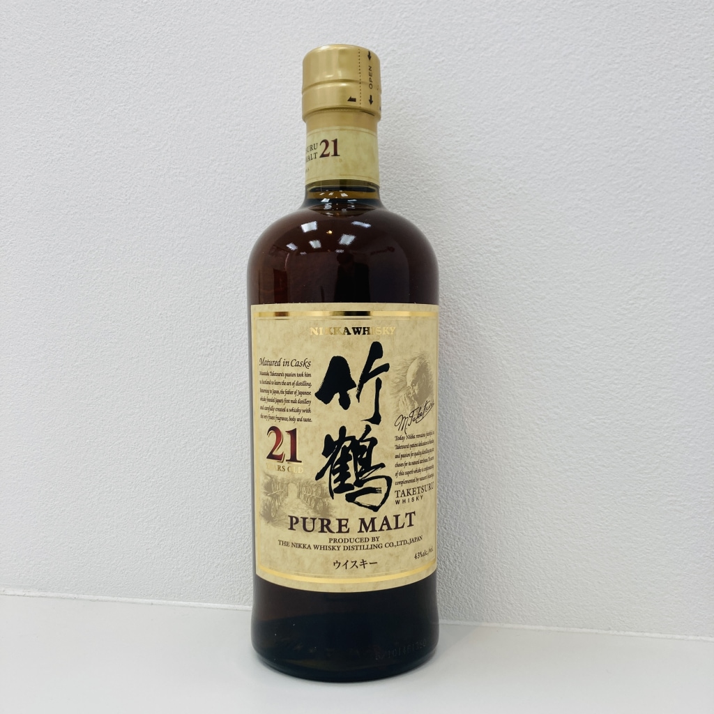 ニッカウイスキー 竹鶴21年 ピュアモルト 700ml/43度/瓶