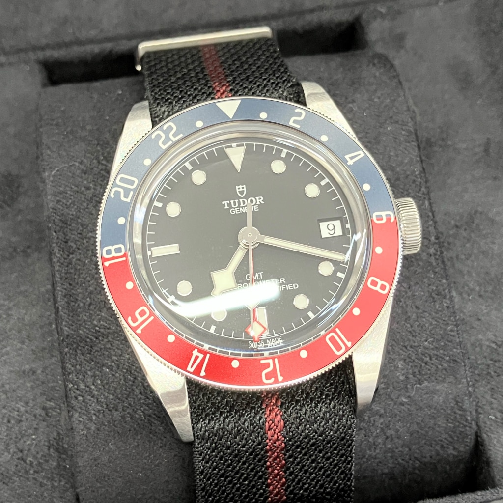 チューダー ヘリテージ ブラックベイ GMT 79830RB