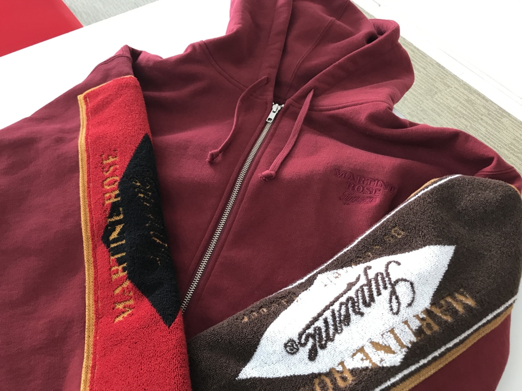 Supreme Martine Rose Towel Zip Up Hooded