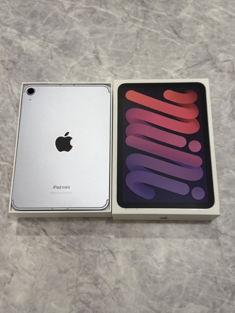 SIMロック解除(Softbank) iPad mini 8.3インチ Wi-Fi＋Cellular 128GB MXPR3J/A パープル