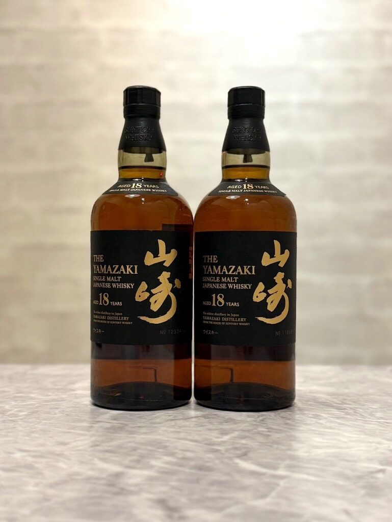 サントリー シングルモルト ウイスキー 山崎18年 700ml/瓶/43度 2本