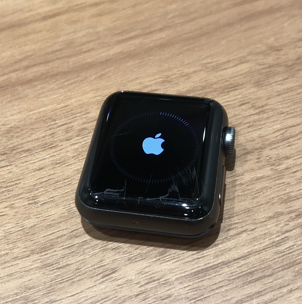 AppleWatch Series3 38mm GPS アルミニウムスペースグレイ MTF02J/A