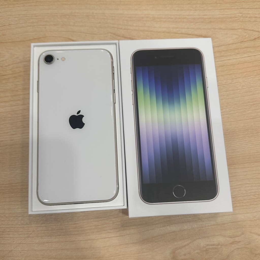 SIMロック解除 Softbank版 iPhoneSE3 64GB スターライト MMYD3J/A