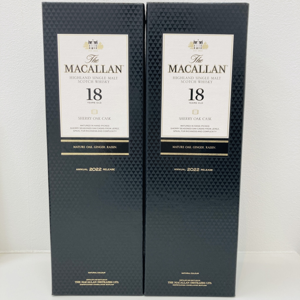 ザ・マッカラン 18年 2022 シェリーオーク ウイスキー 700ml/43%/瓶