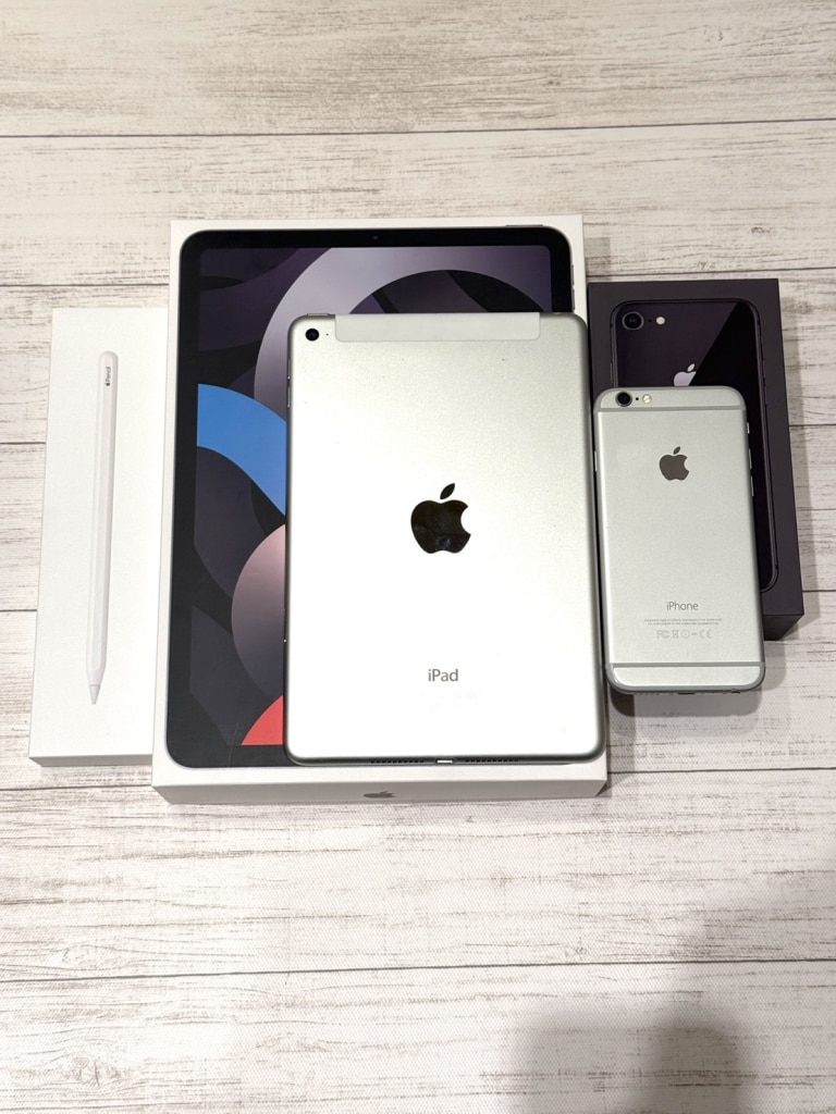 iPhone6 64GB iPhone8 64GB iPad mini4 iPad Air4 256GB Apple Pencil2