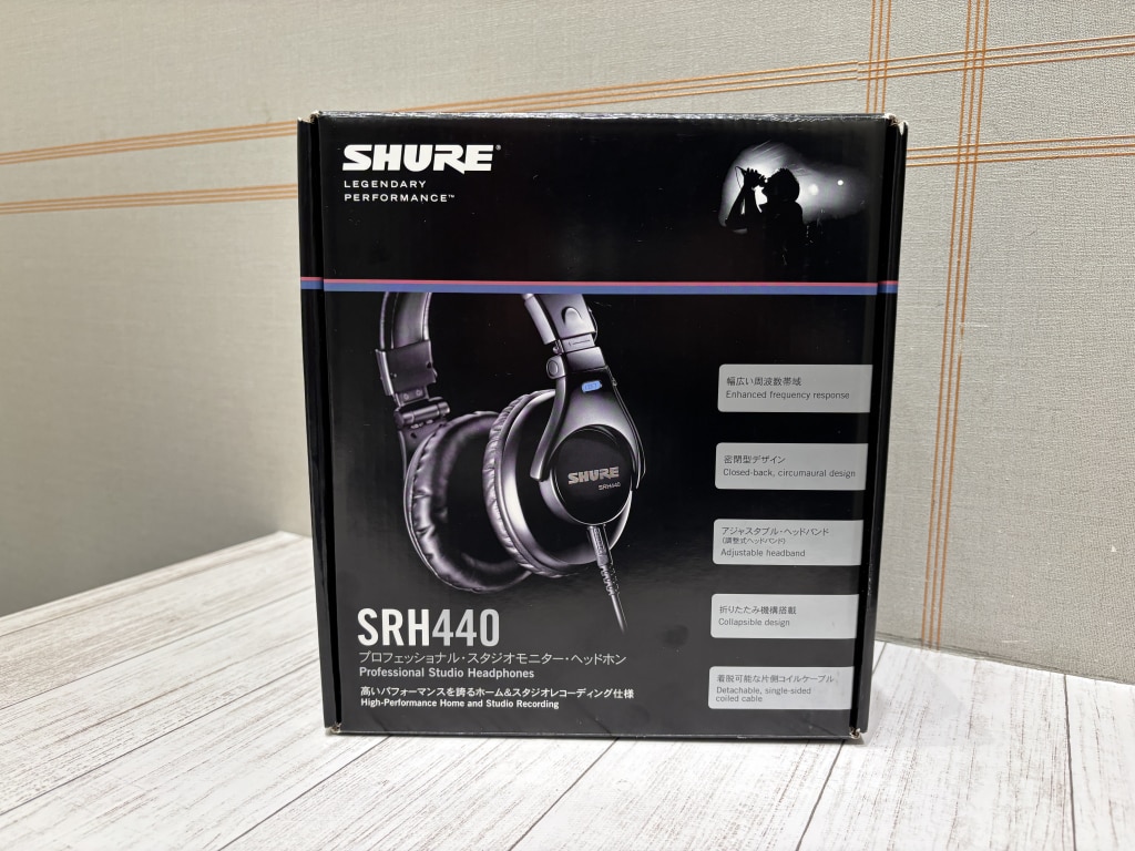 SHURE プロフェッショナル スタジオモニター ヘッドホン SRH440