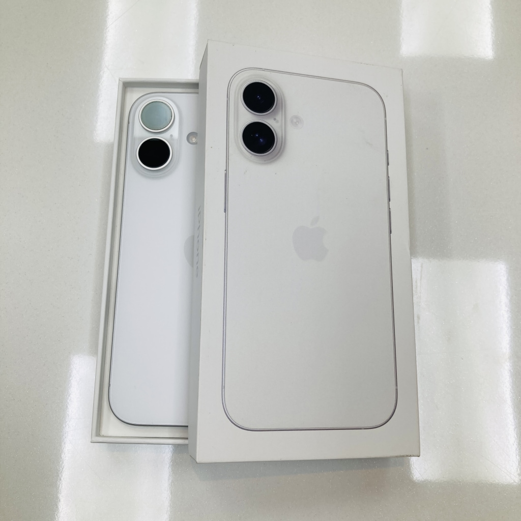 SIMロック解除(Softbank) iPhone16 128GB ホワイト MYDR3J/A