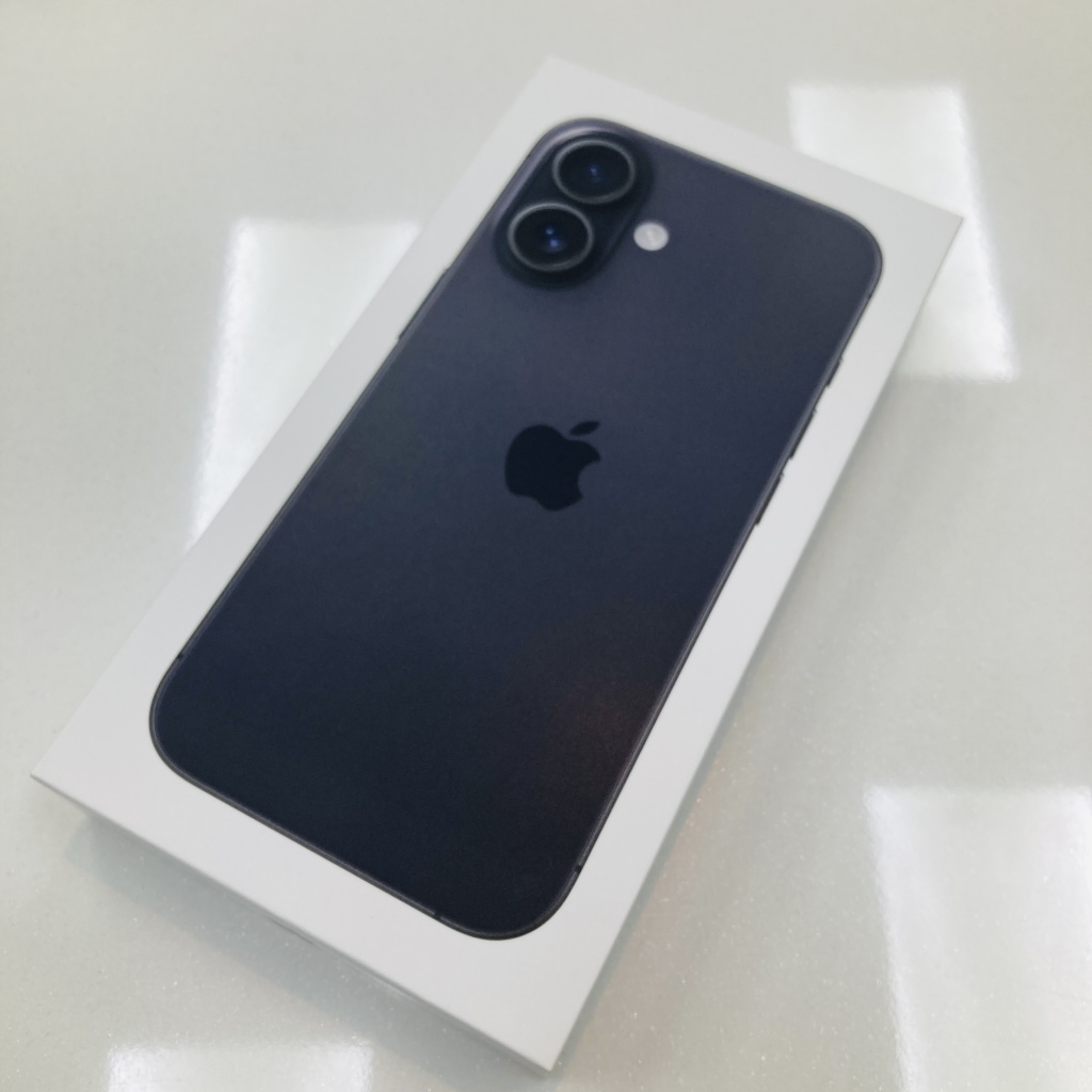 国内版SIMフリー iPhone16 128GB ブラック MYDQ3J/A
