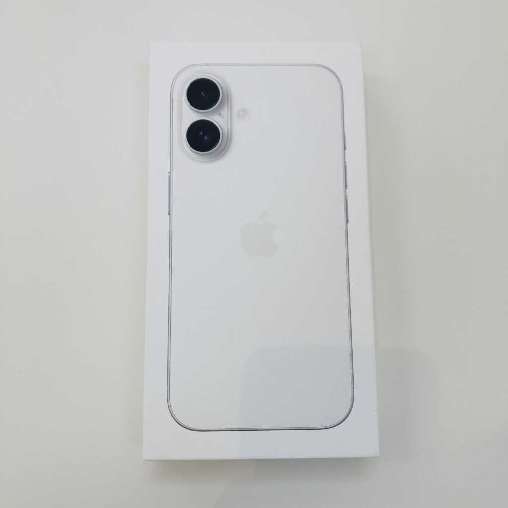 SIMロック解除(Softbank) iPhone16 128GB ホワイト MYDR3J/A