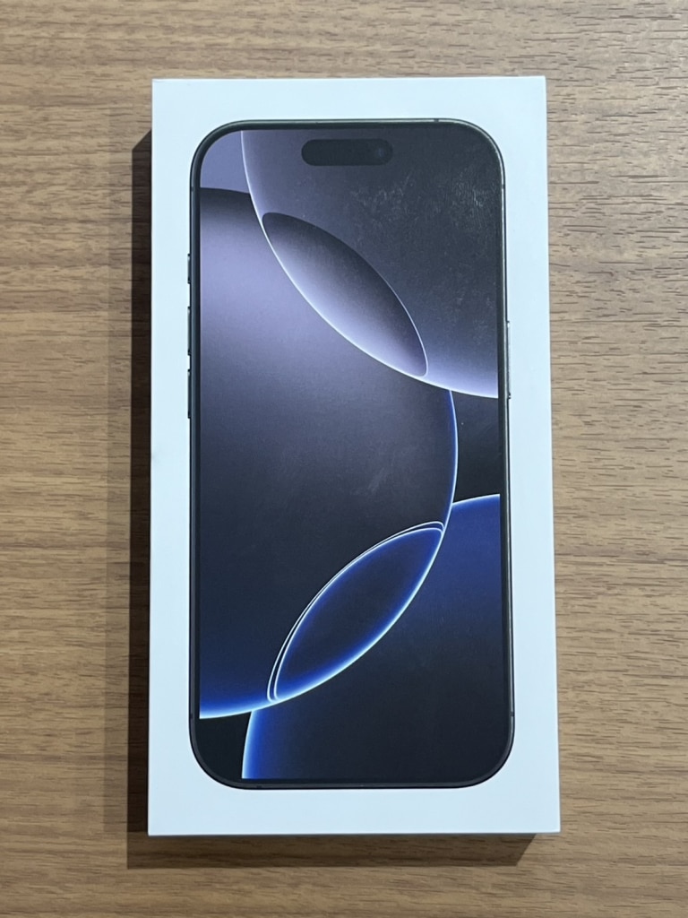 国内版SIMフリー iPhone16Pro 128GB ブラックチタニウム MYMV3J/A