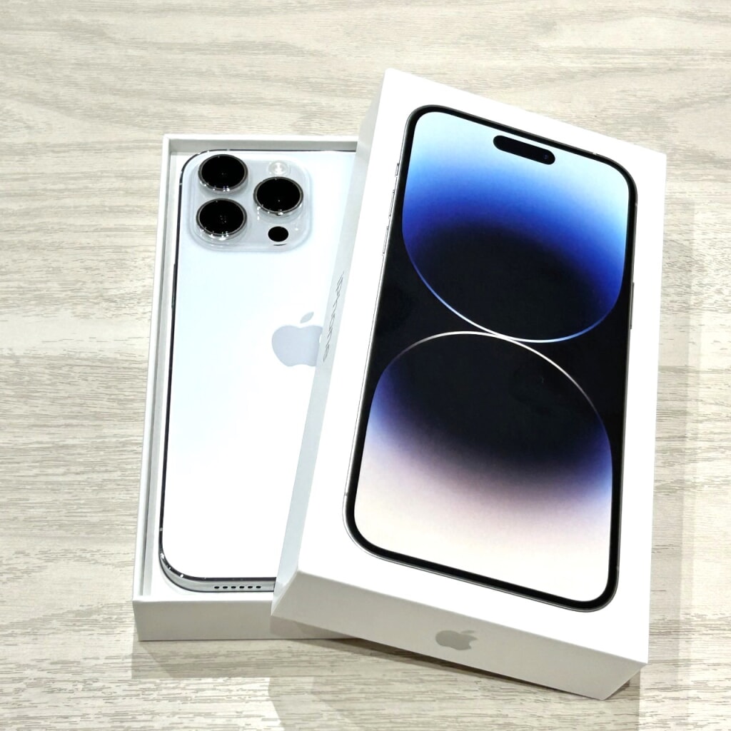 SIMロック解除(au) iPhone14ProMAX 512GB シルバー MQ9G3J/A