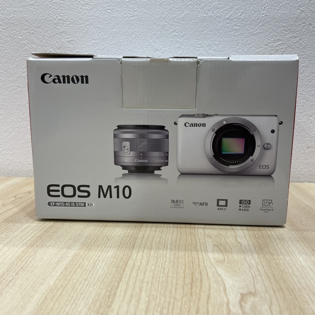 キャノン EOS M10 レンズキット EOSM10WH-1545ISSTMLK