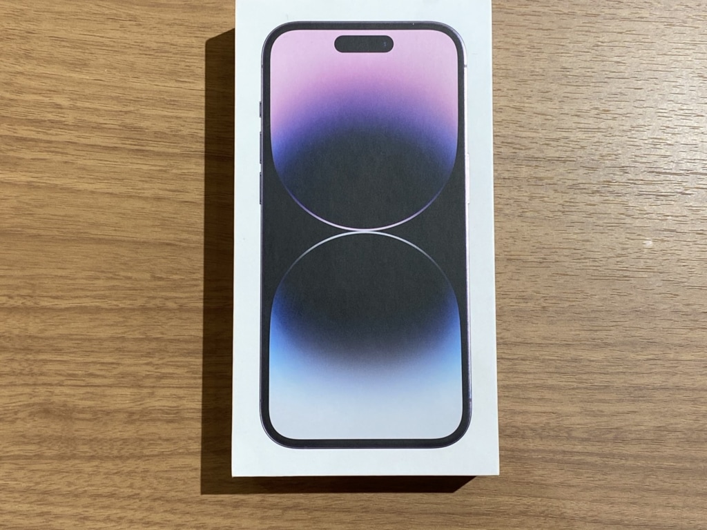 SIMロック解除(au) iPhone14 Pro 256GB ディープパープル MQ1E3J/A