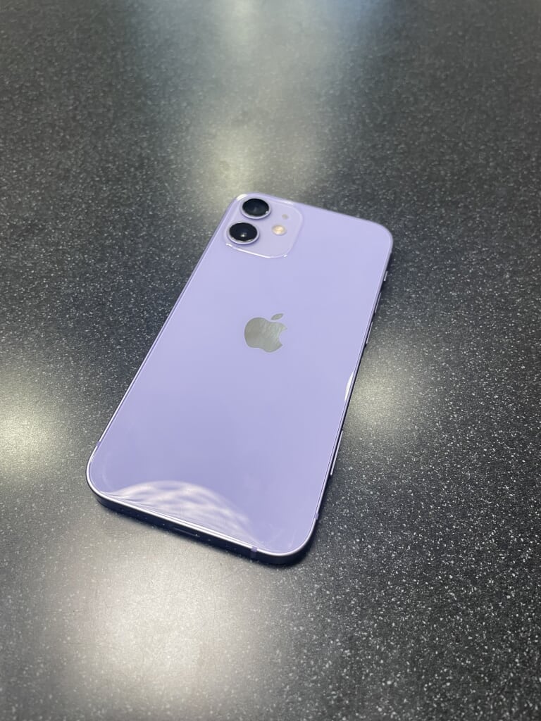 au/SIMロック解除 iPhone12mini 128GB パープル MJQD3J/A