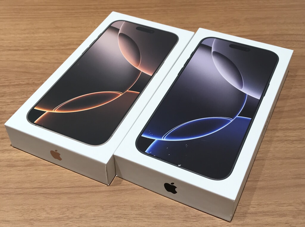 SIMロック解除(au) iPhone16ProMax 256GB デザートチタニウム/ブラックチタニウム MYWJ3J/A MYWG3J/A