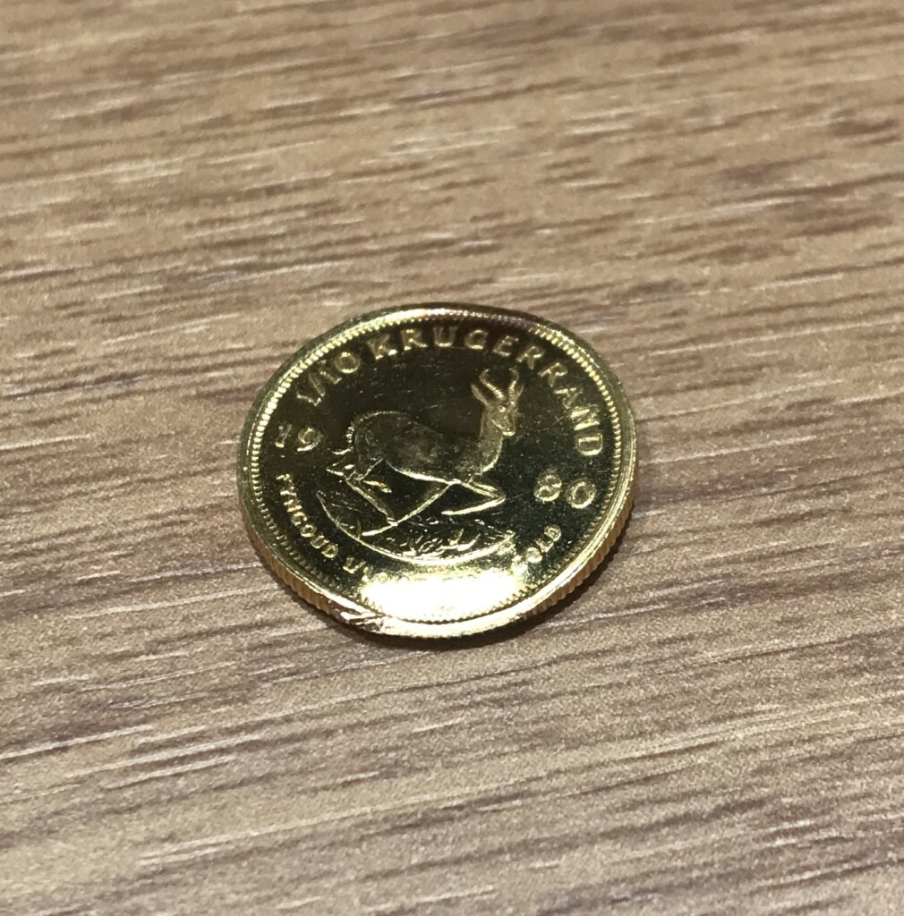 K22 クルーガーランド金貨 1/10oz