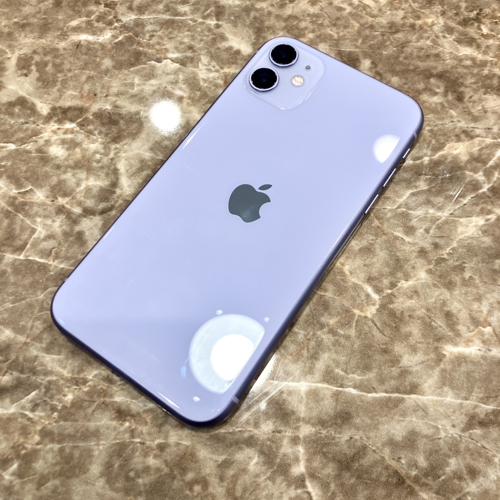 docomo/SIMロック解除 iPhone11 128GB パープル MWM52J/A