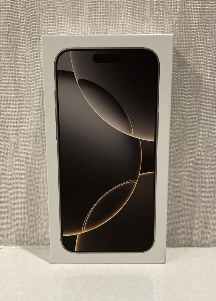国内版SIMフリー iPhone16Pro Max 1TB ナチュラルチタニウム MYWU3J/A