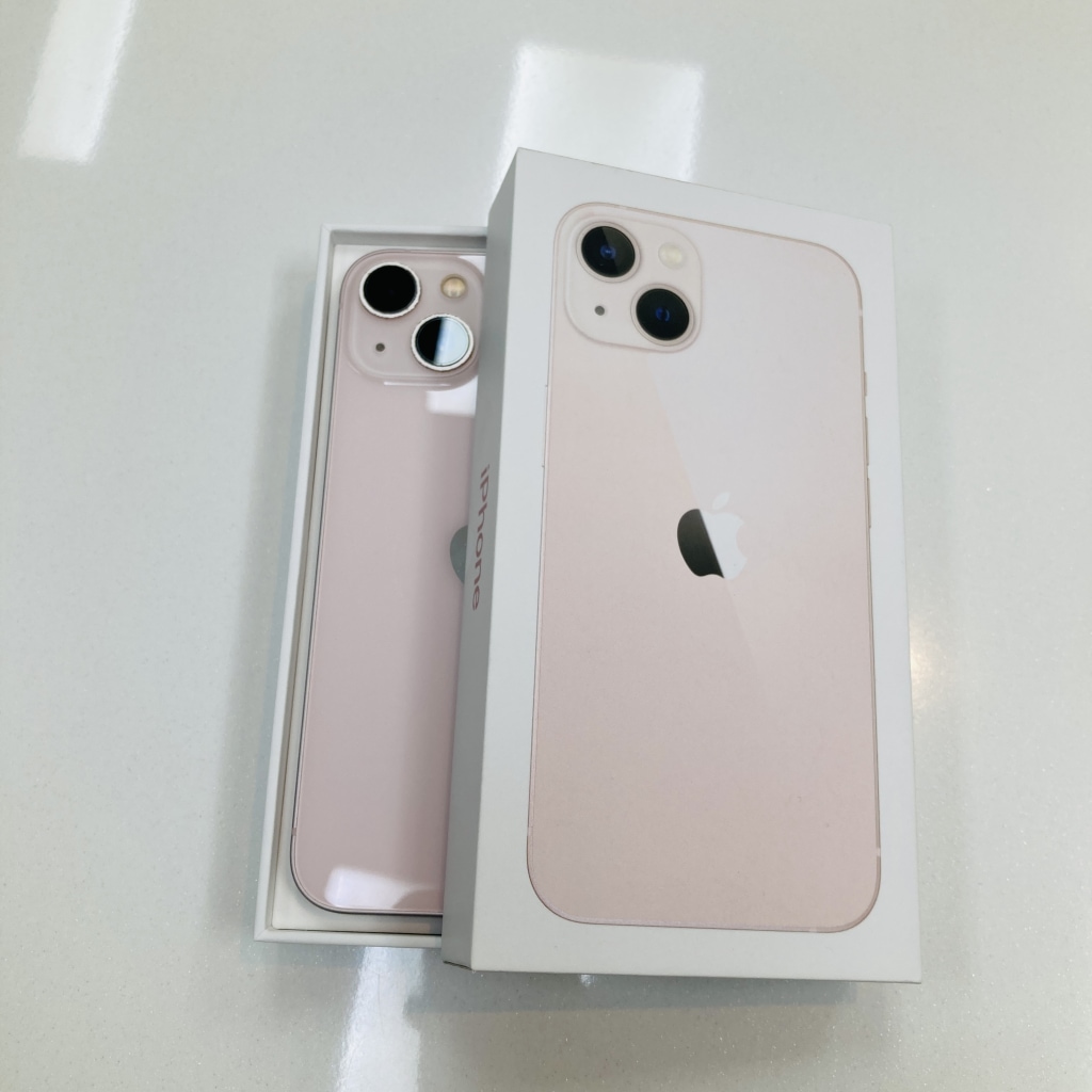 SIMロック解除(softbank) iPhone13 128GB ピンク MLNE3J/A