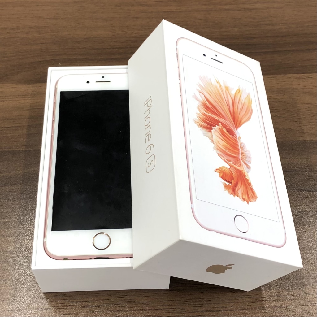 SIMロック解除(au) iPhone6s 16GB ローズゴールド MKQM2J/A