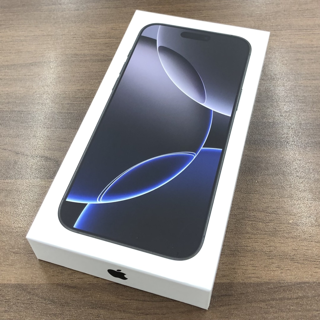 国内版SIMフリー iPhone16ProMAX 256GB ブラックチタニウム MYWG3J/A