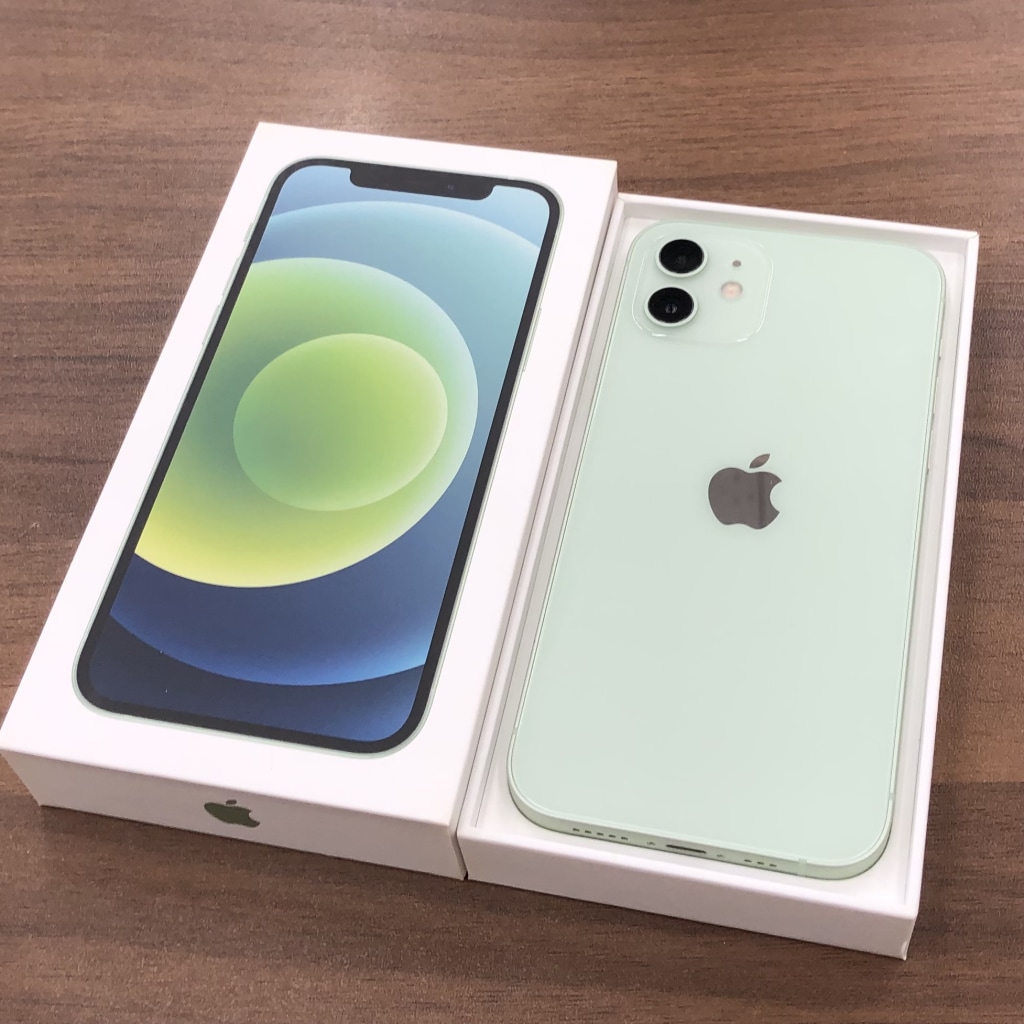 docomo/SIMロック解除 iPhone12 128GB グリーン MGHY3J/A