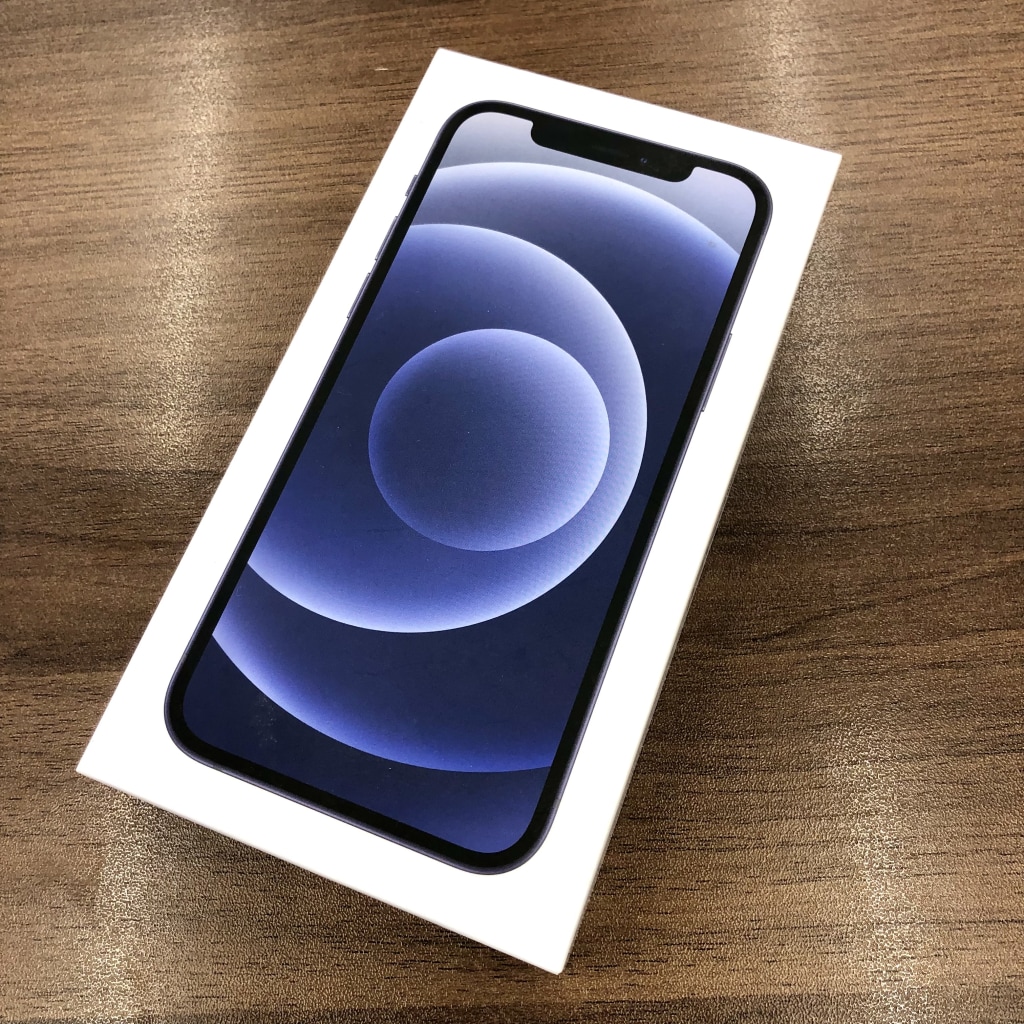 docomo/SIMロック解除 iPhone12 64GB ブラック MGHN3J/A