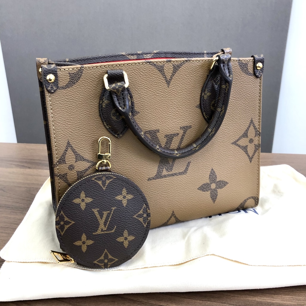 ルイヴィトン モノグラムリバース オンザゴー PM M46373