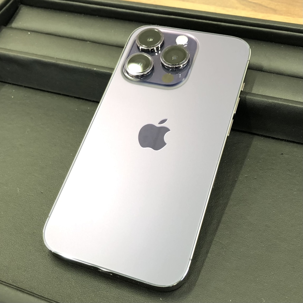 SIMロック解除(au)	iPhone14Pro 256GB ディープパープル MQ1E3J/A